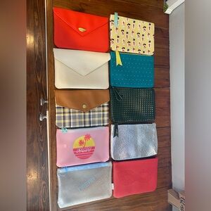Lot of 10 Ipsy Cosmetic Bags